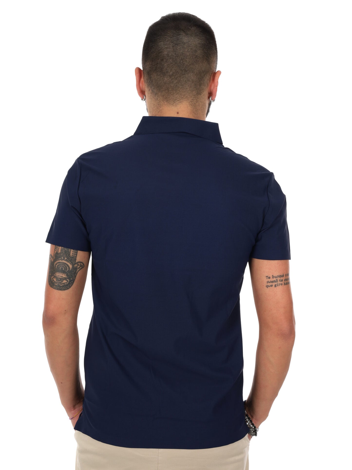 Polo da uomo Gianni Lupo blu per un look casual raffinato