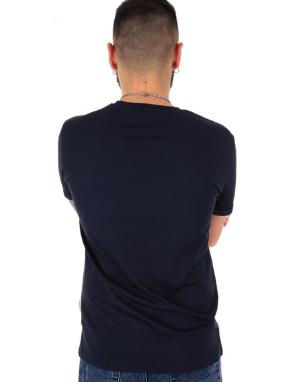 Gianni Lupo t-shirt manica corta da uomo in blu casual
