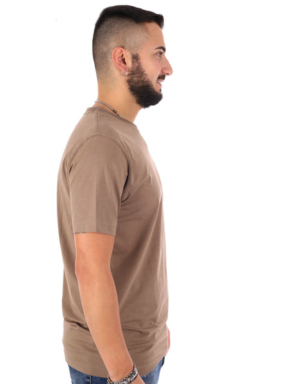 T-shirt Gianni Lupo beige da uomo per look casual