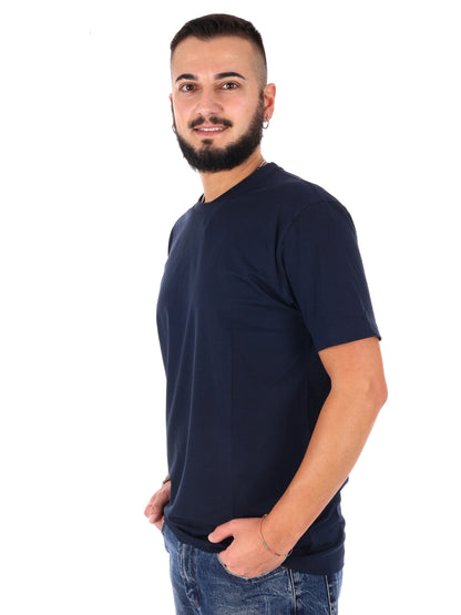 Gianni Lupo t-shirt casual da uomo blu