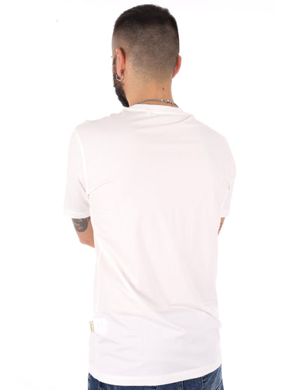 T-shirt maniche corte Gianni Lupo da uomo bianca casual
