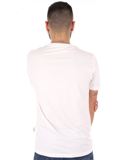 T-shirt maniche corte Gianni Lupo da uomo bianca casual