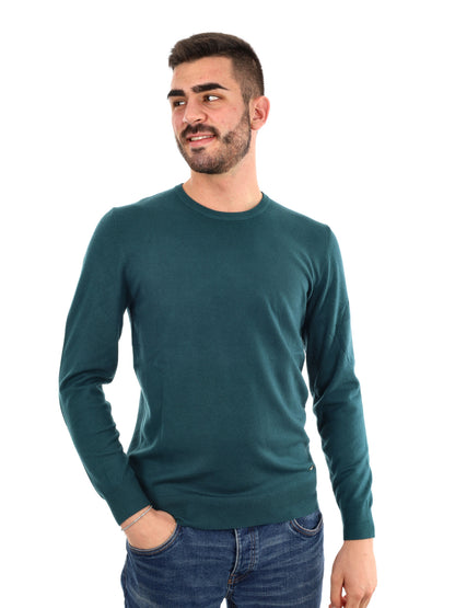 MAGLIA GIROCOLLO GIANNI LUPO DA UOMO VERDE