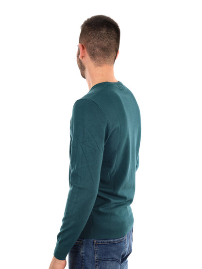 MAGLIA GIROCOLLO GIANNI LUPO DA UOMO VERDE