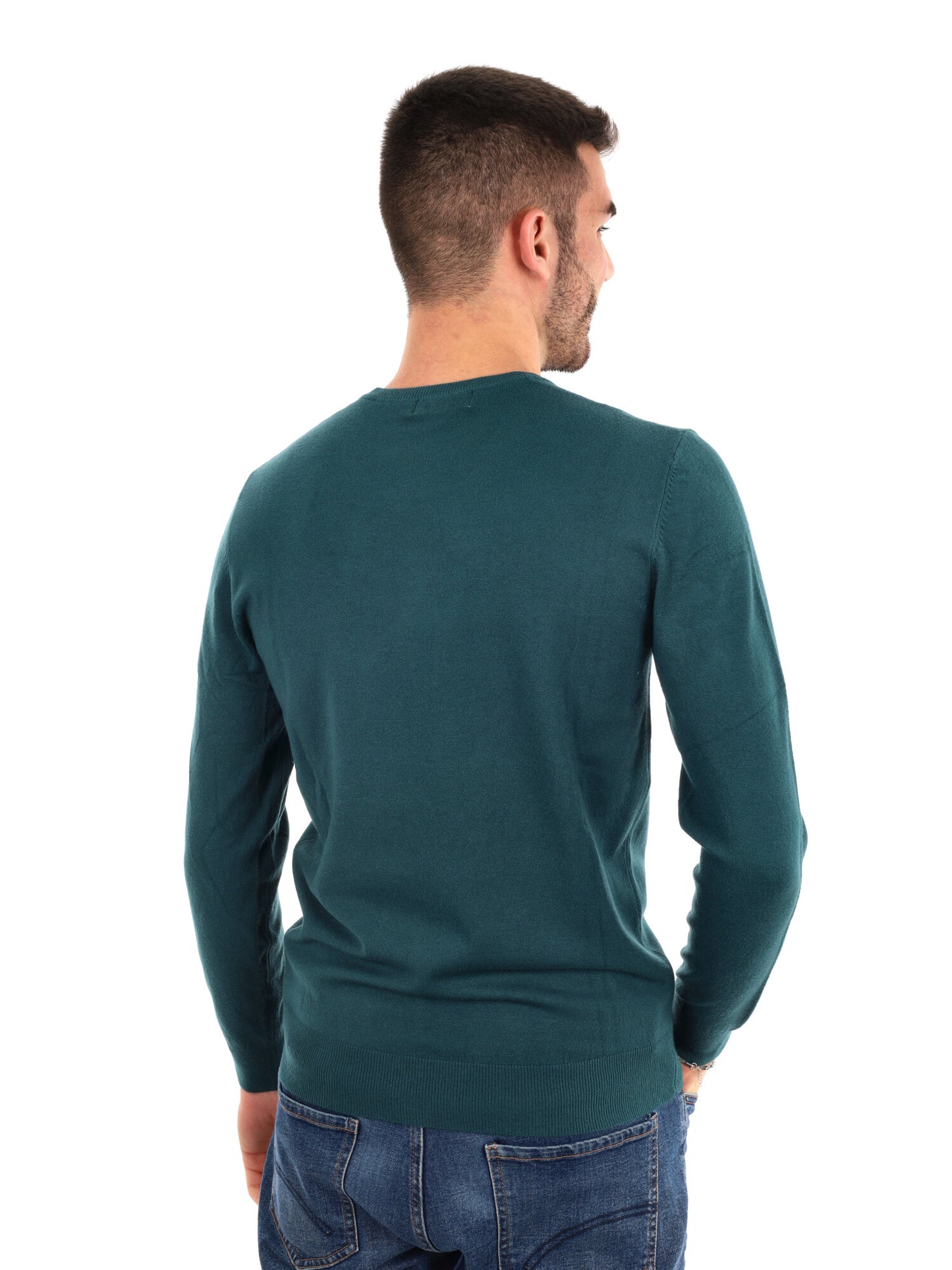 MAGLIA GIROCOLLO GIANNI LUPO DA UOMO VERDE