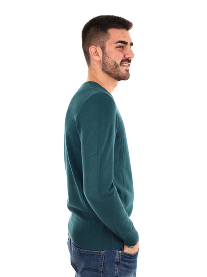 MAGLIA GIROCOLLO GIANNI LUPO DA UOMO VERDE