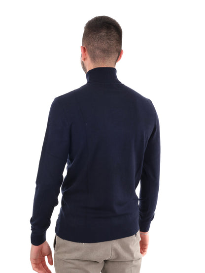 Gianni lupo dolcevit maglia da uomo blu
