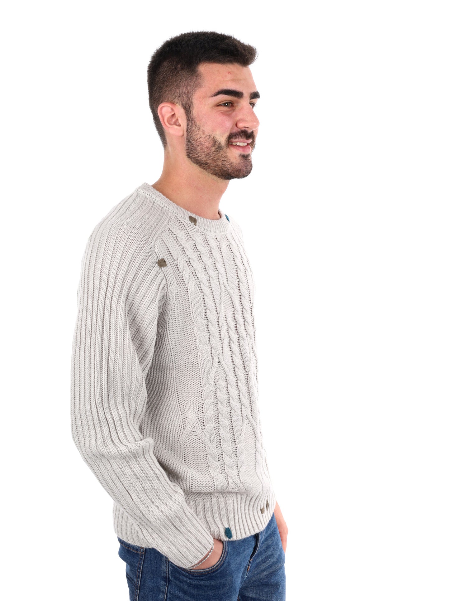 MAGLIOENE GIROCOLLO GIANNI LUPO DA UOMO GHIACCO