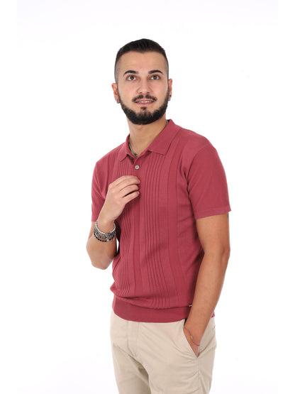 Polo uomo Gianni Lupo bordeaux perfetta per un look casual