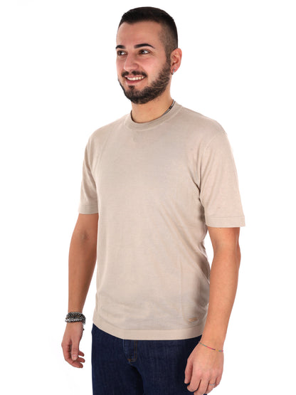 Gianni lupo t-shirt da uomo beige