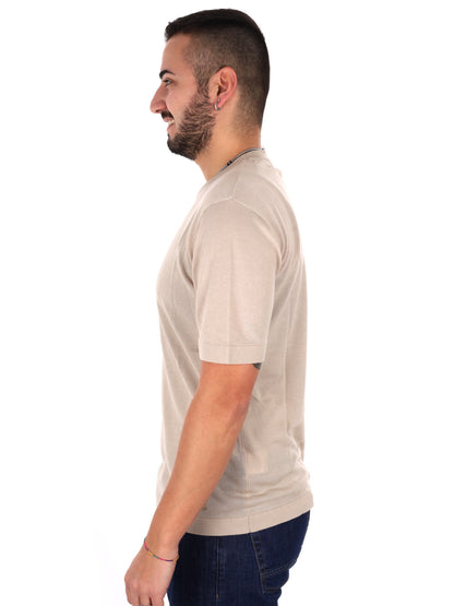Gianni lupo t-shirt da uomo beige