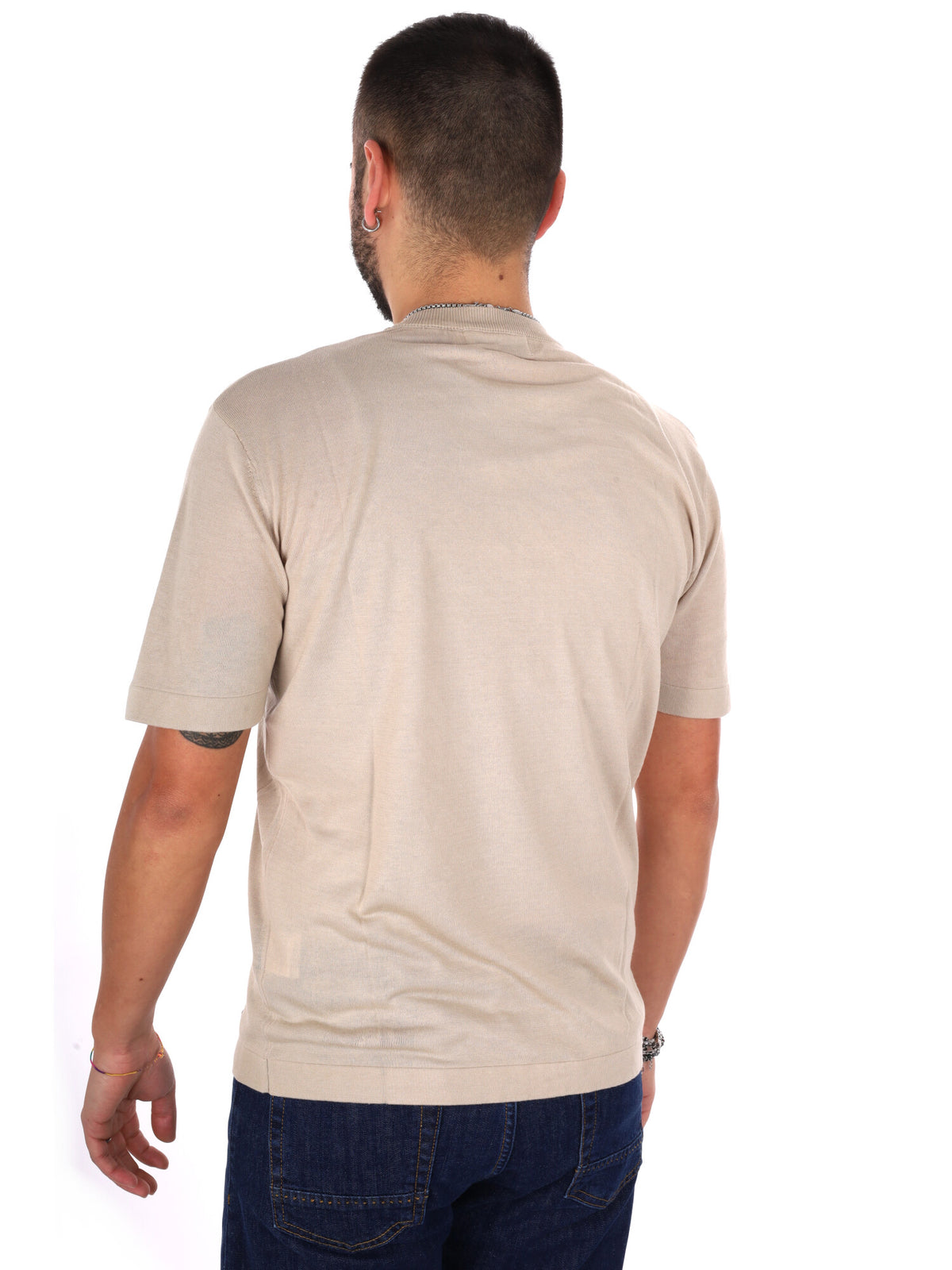 Gianni lupo t-shirt da uomo beige