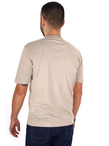 Gianni lupo t-shirt da uomo beige