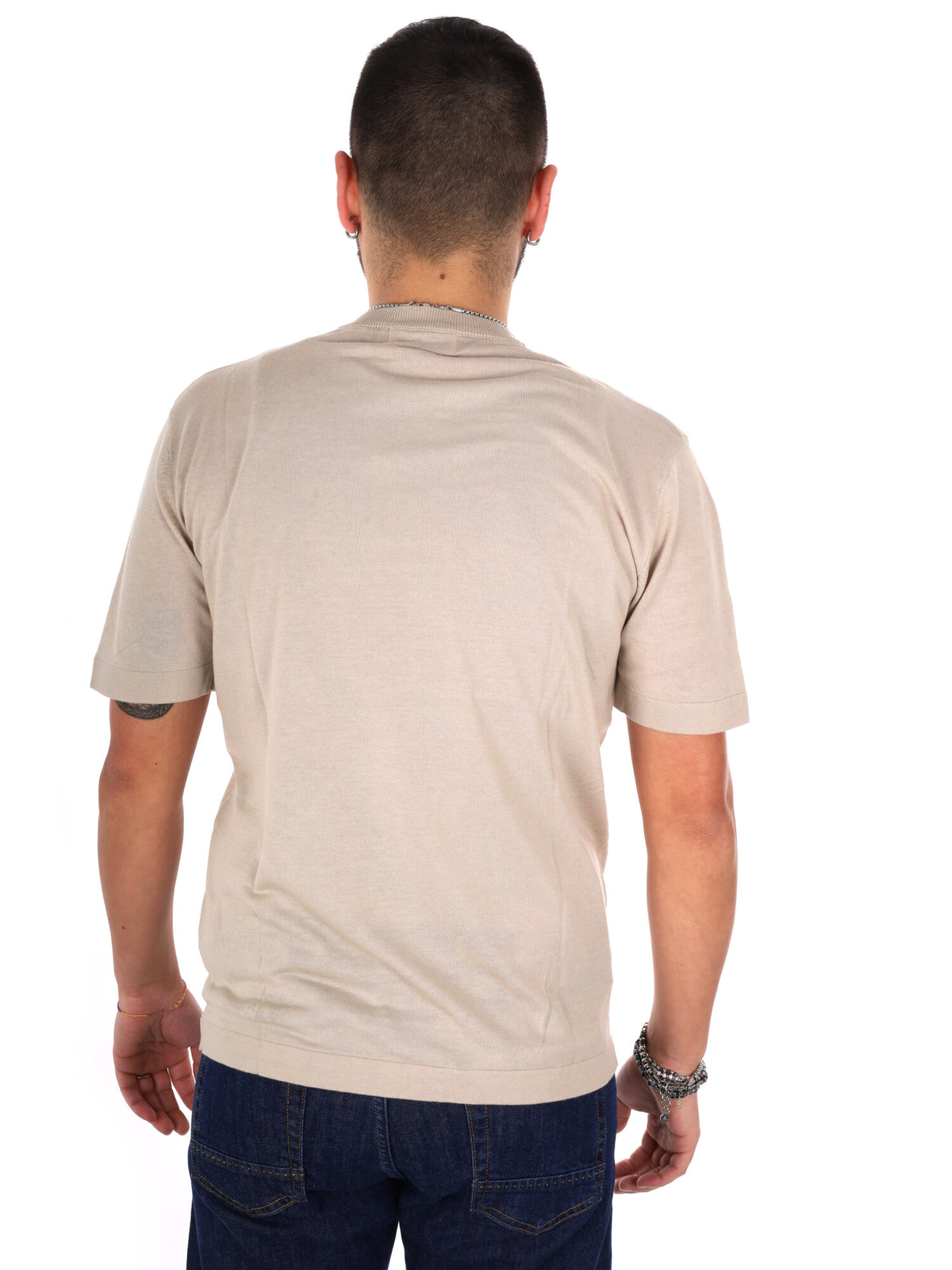Gianni lupo t-shirt da uomo beige