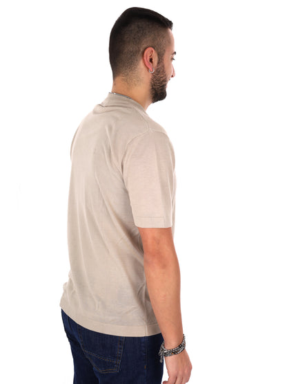 Gianni lupo t-shirt da uomo beige