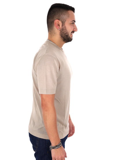 Gianni lupo t-shirt da uomo beige
