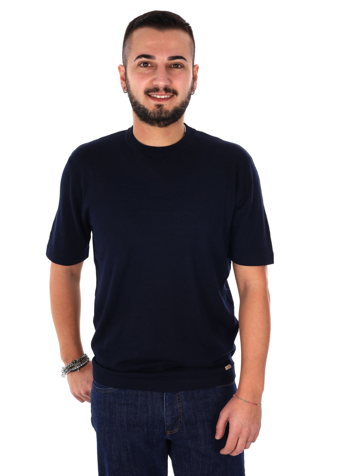 Gianni lupo t-shirt da uomo blu