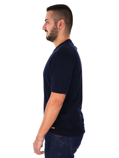Gianni lupo t-shirt da uomo blu