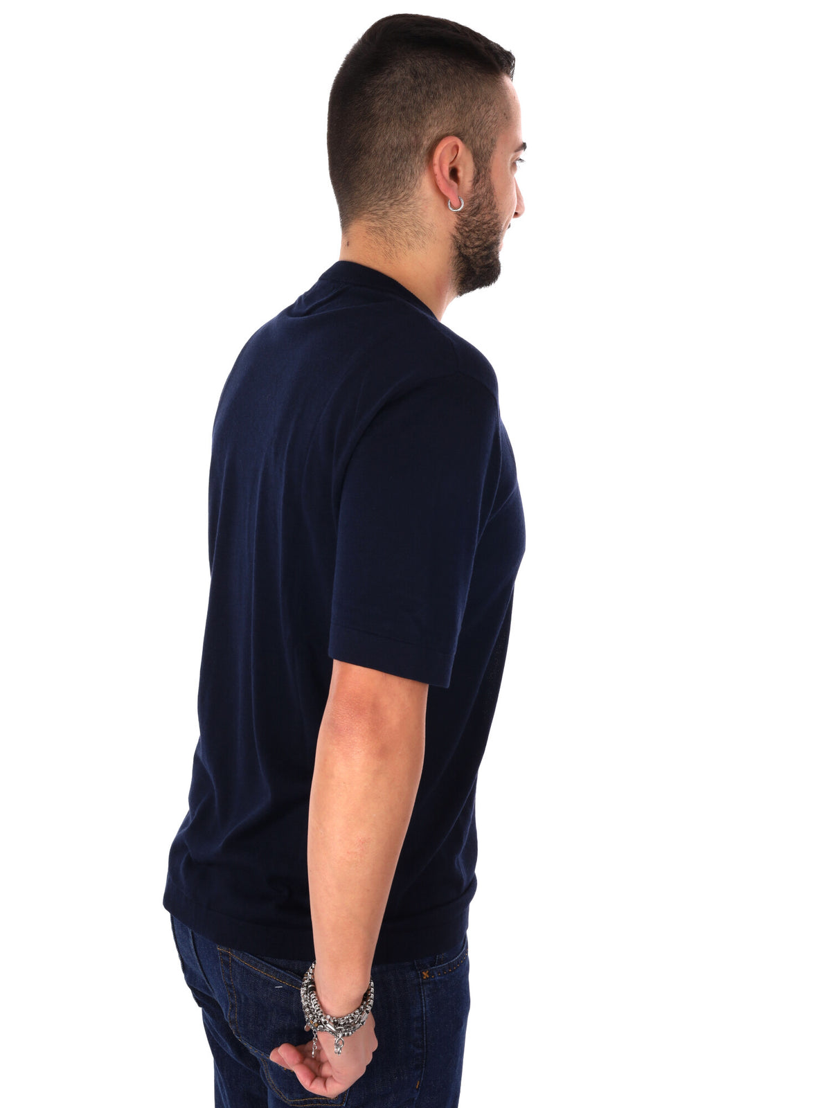 Gianni lupo t-shirt da uomo blu