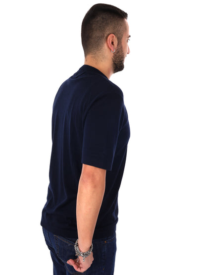 Gianni lupo t-shirt da uomo blu