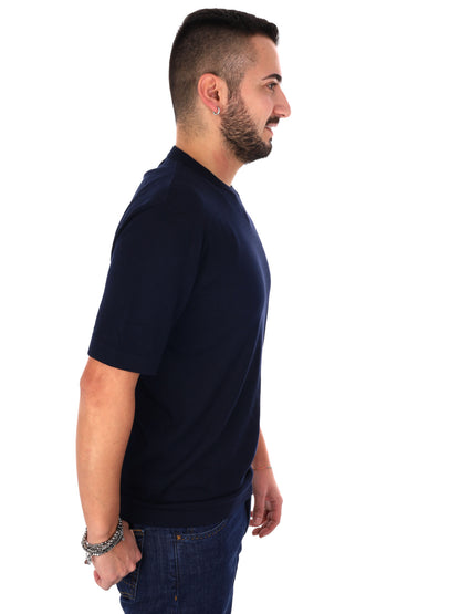Gianni lupo t-shirt da uomo blu