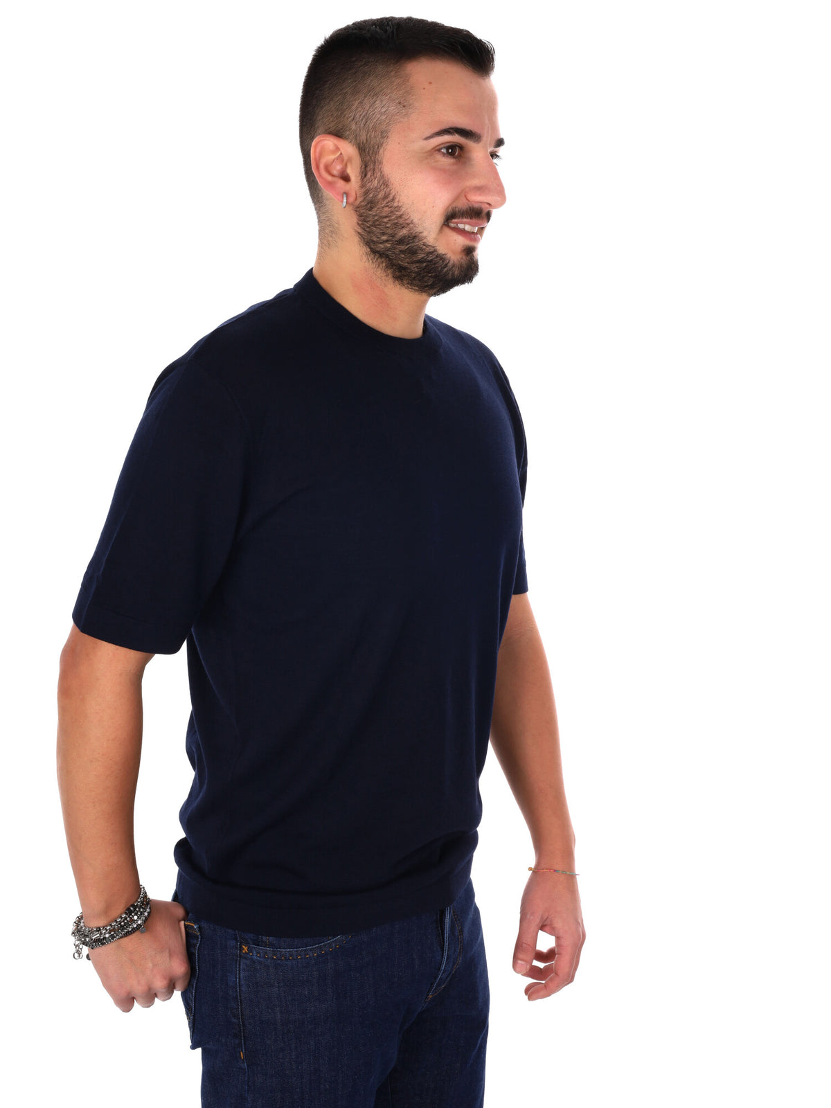 Gianni lupo t-shirt da uomo blu