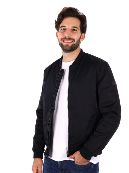 GIUBBINO BOMBER GIANNI LUPO DA UOMO NERO