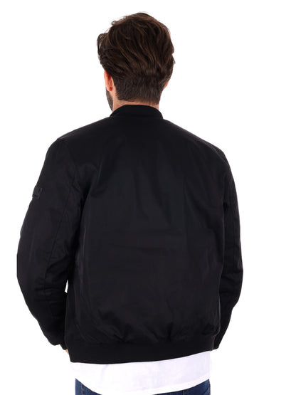 GIUBBINO BOMBER GIANNI LUPO DA UOMO NERO