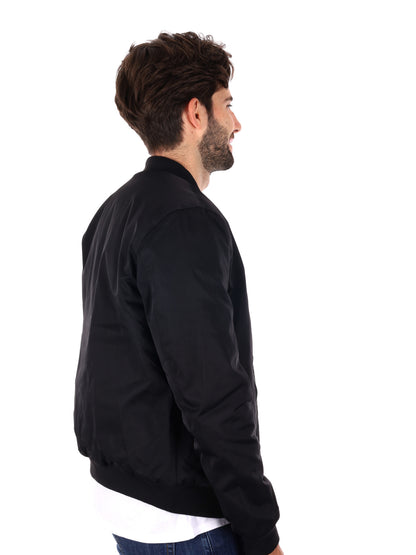 GIUBBINO BOMBER GIANNI LUPO DA UOMO NERO