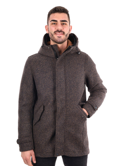 GIACCONE 2 IN 1 GIANNI LUPO DA UOMO MARRONE