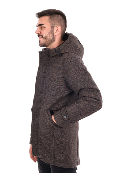 GIACCONE 2 IN 1 GIANNI LUPO DA UOMO MARRONE