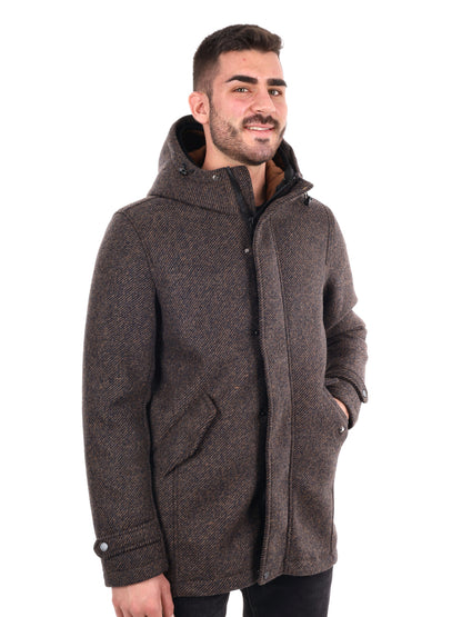 GIACCONE 2 IN 1 GIANNI LUPO DA UOMO MARRONE