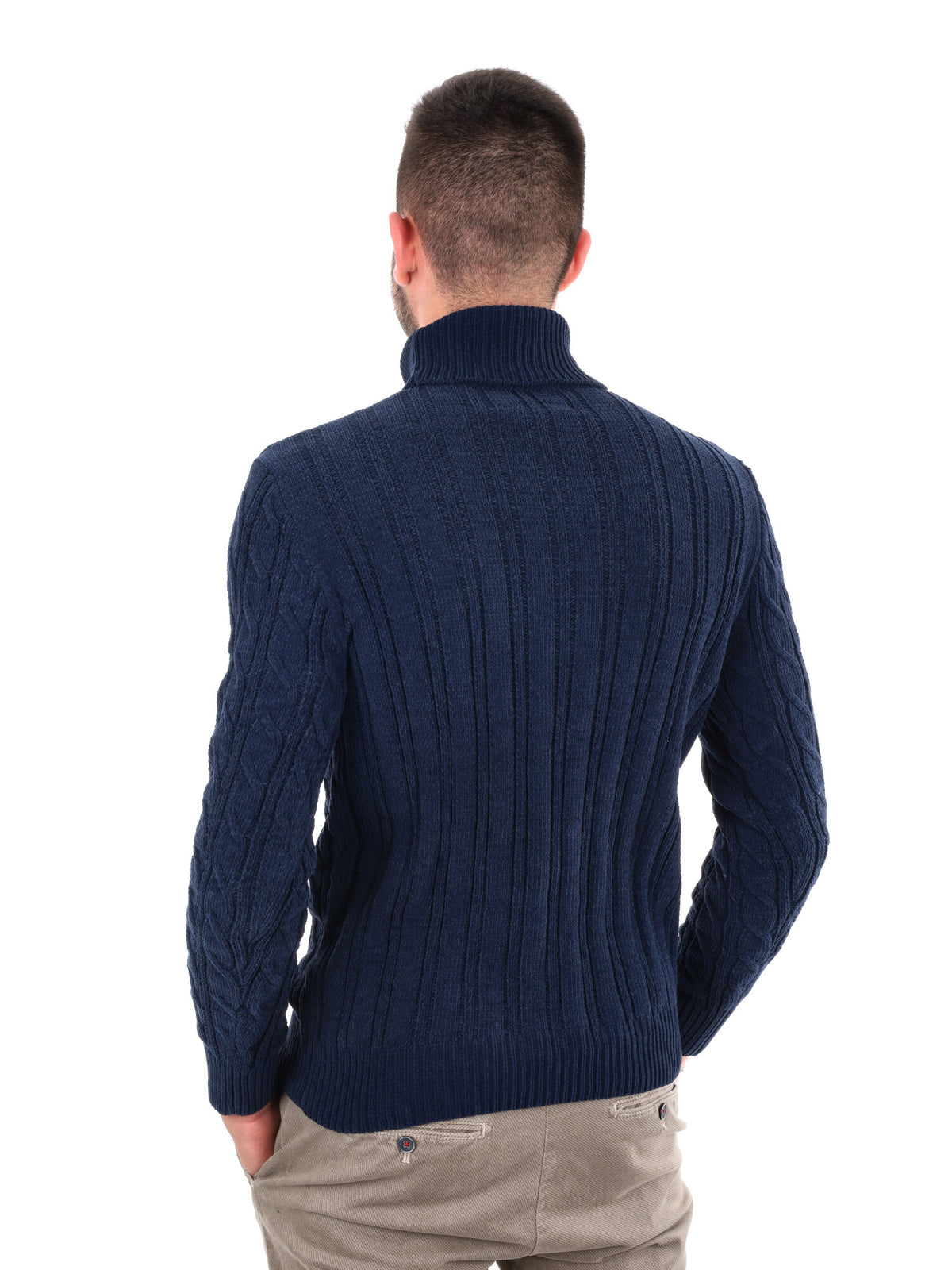 Gianni lupo dolc cin maglia da uomo blu