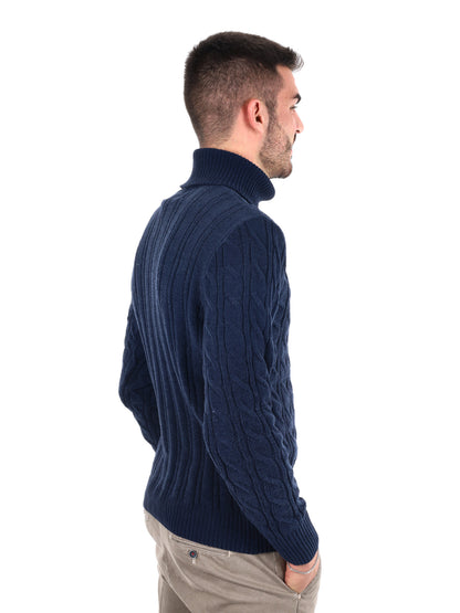 MAGLIONE CON COLLO DOLCEVITA GIANNI LUPO DA UOMO NAVY