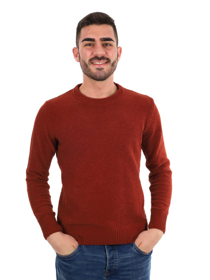 PULLOVER GIROCOLLO GIANNI LUPO DA UOMO COCCIO
