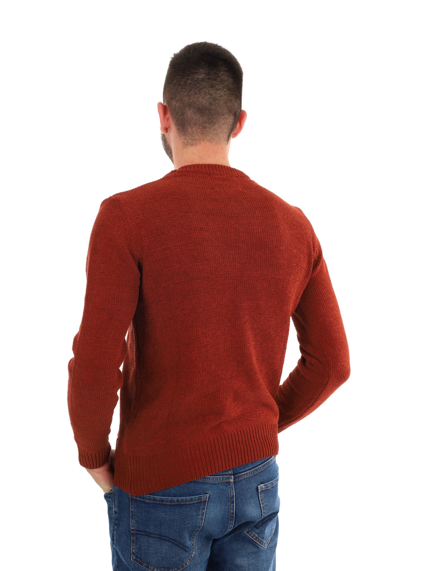 PULLOVER GIROCOLLO GIANNI LUPO DA UOMO COCCIO