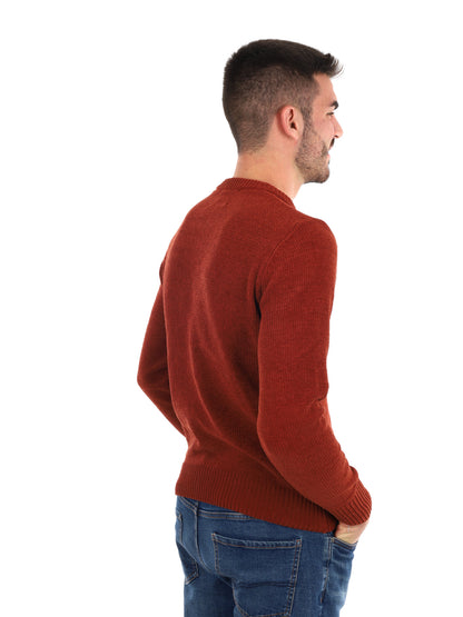 PULLOVER GIROCOLLO GIANNI LUPO DA UOMO COCCIO