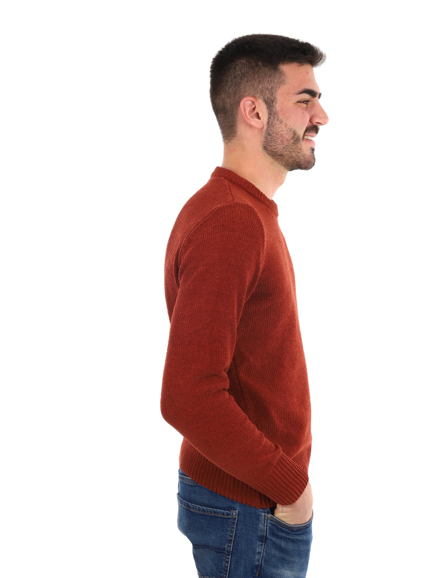 PULLOVER GIROCOLLO GIANNI LUPO DA UOMO COCCIO