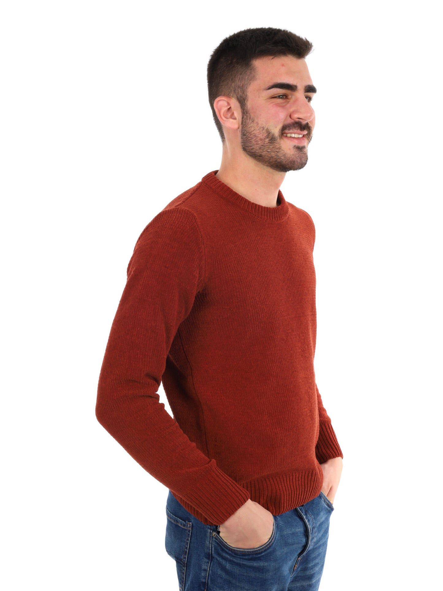 PULLOVER GIROCOLLO GIANNI LUPO DA UOMO COCCIO
