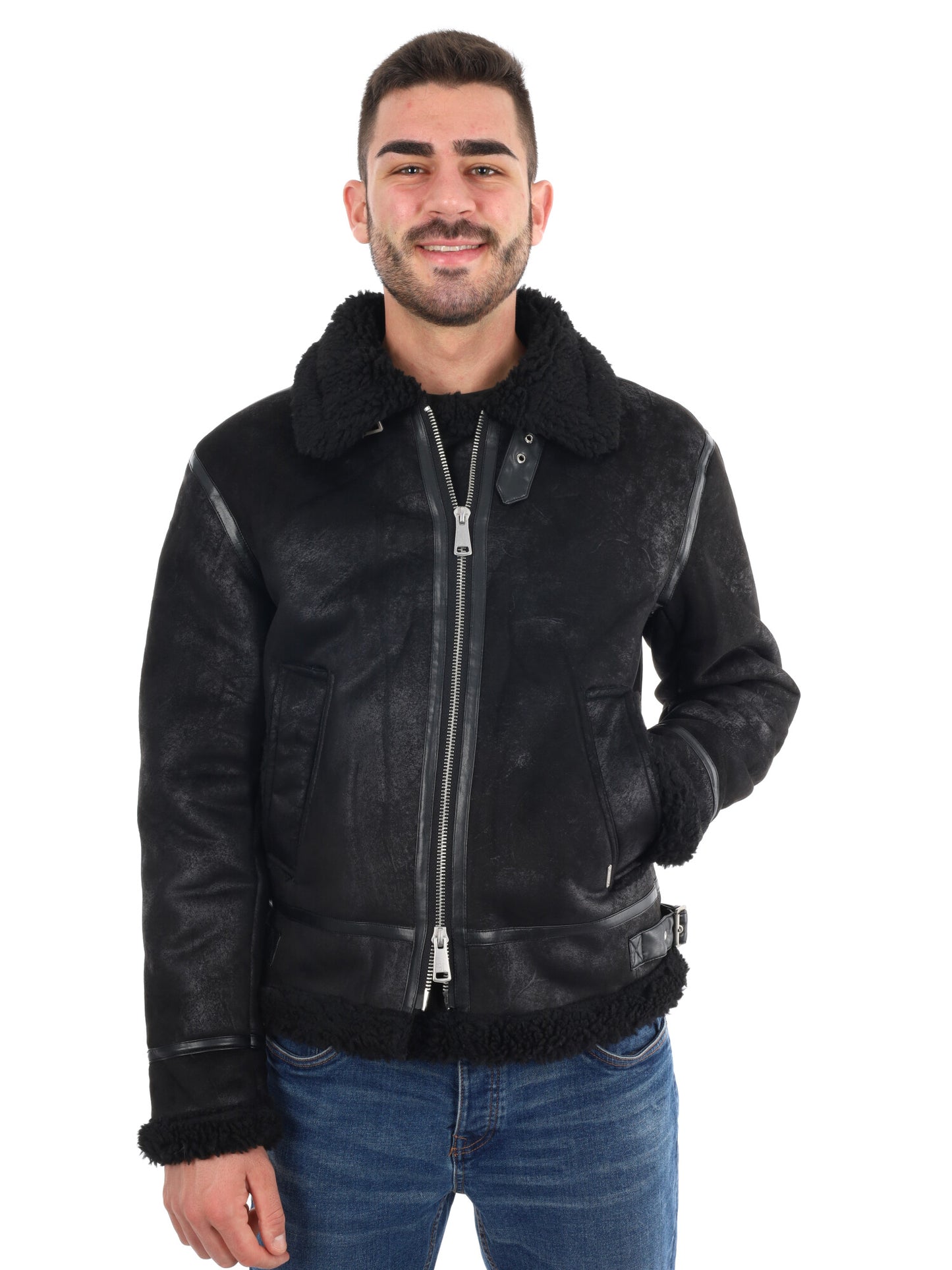 MONTONE GIANNI LUPO DA UOMO NERO