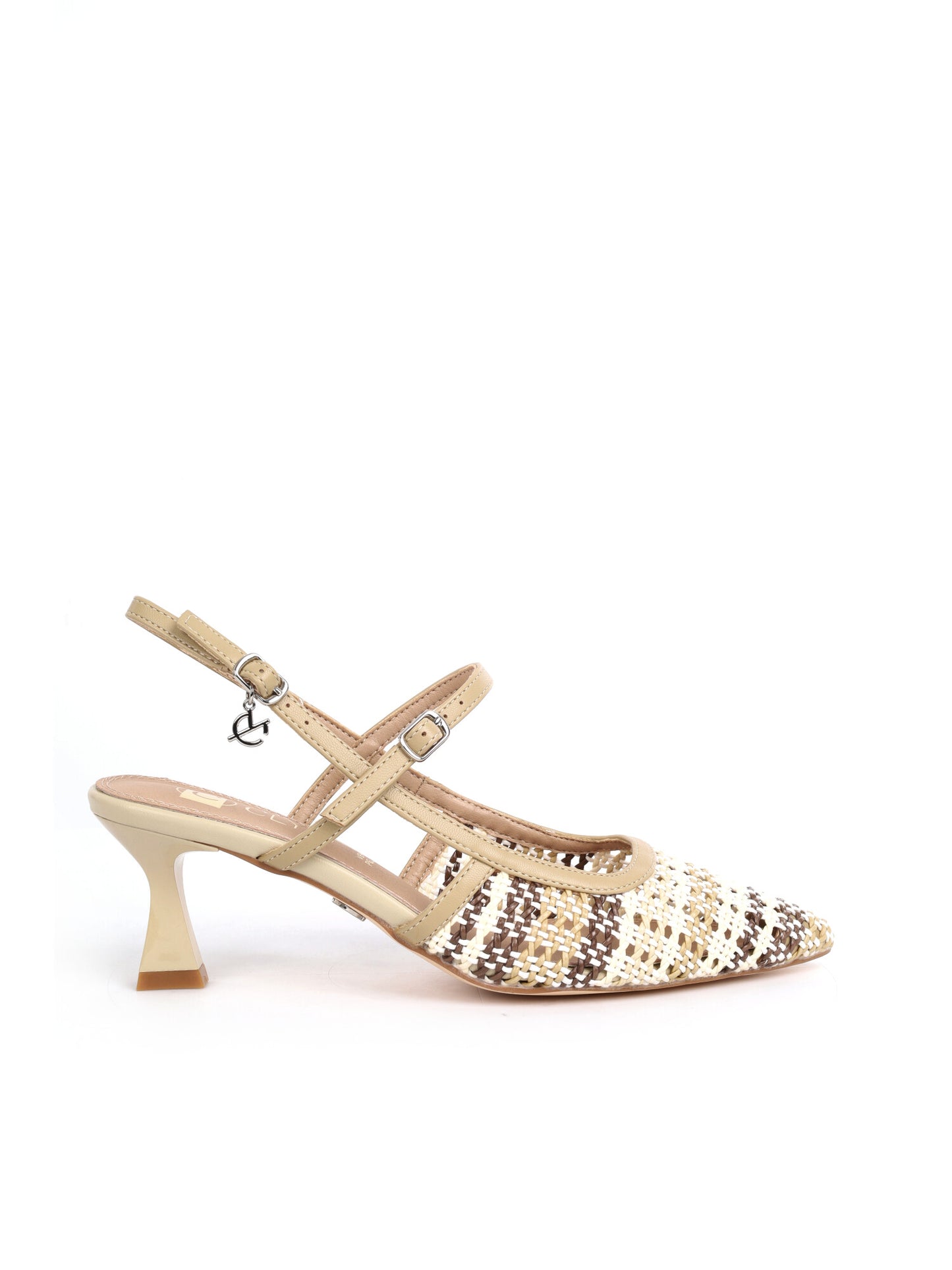 Décolleté Clyo' Chanel beige da donna elegante e raffinata