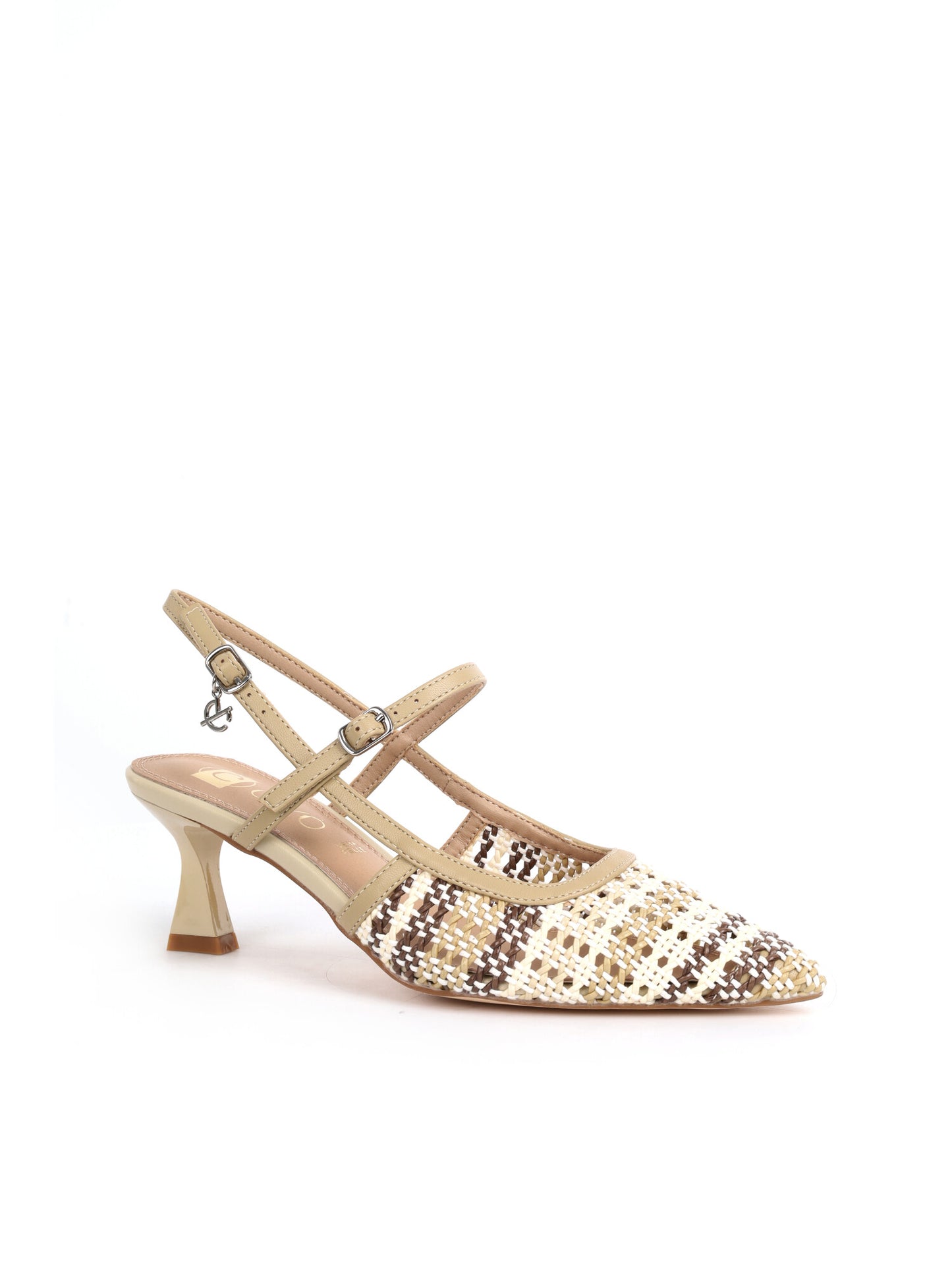 Décolleté Clyo' Chanel beige da donna elegante e raffinata