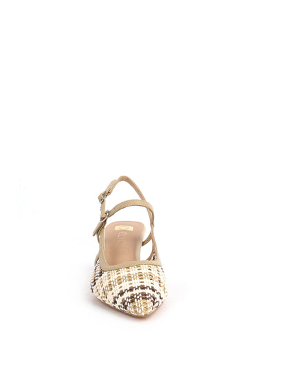 Décolleté Clyo' Chanel beige da donna elegante e raffinata