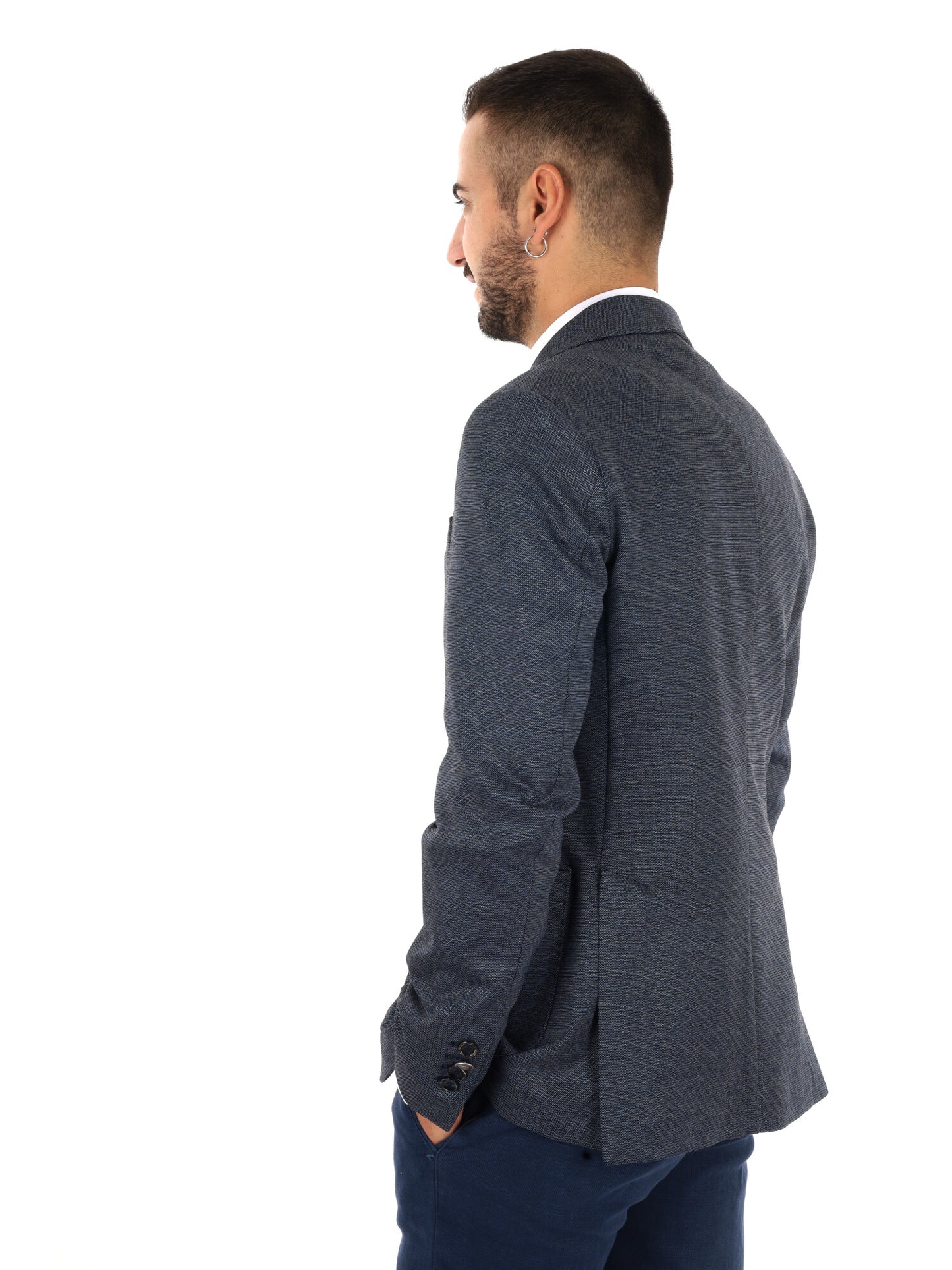 Fb GTS228 37, giacca da uomo blu