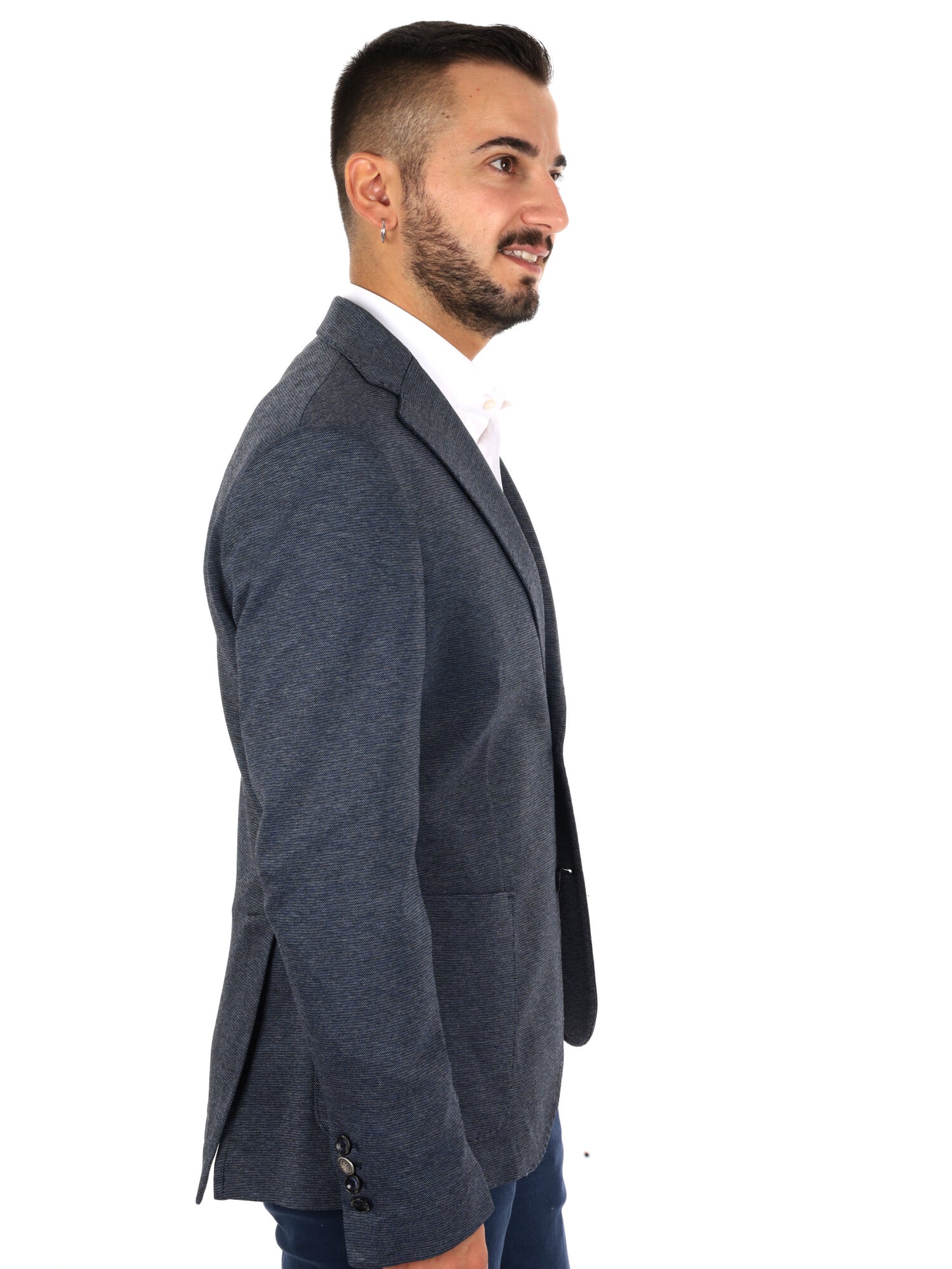 Fb GTS228 37, giacca da uomo blu