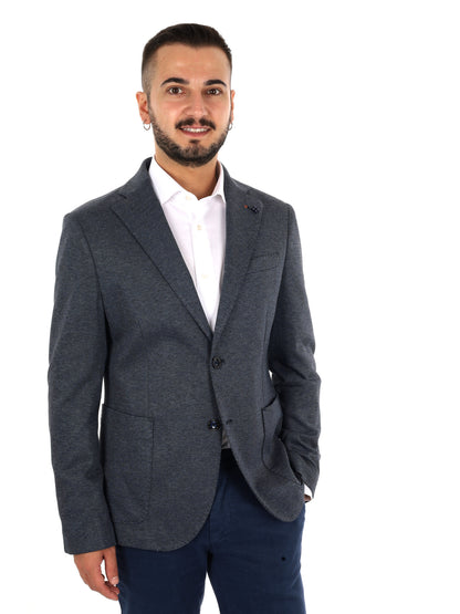 Fb GTS228 37, giacca da uomo blu