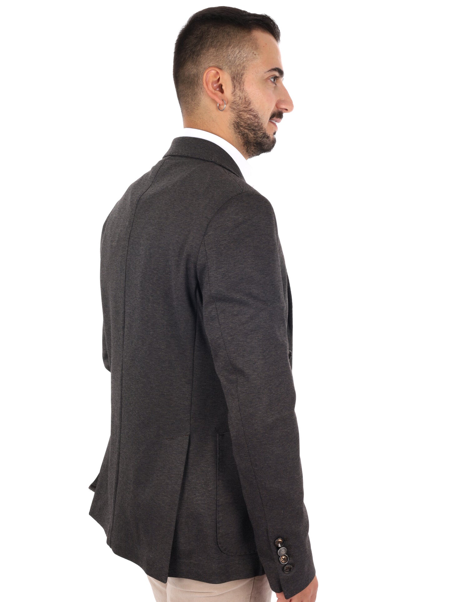 FB GTS228 6, giacca da uomo marrone