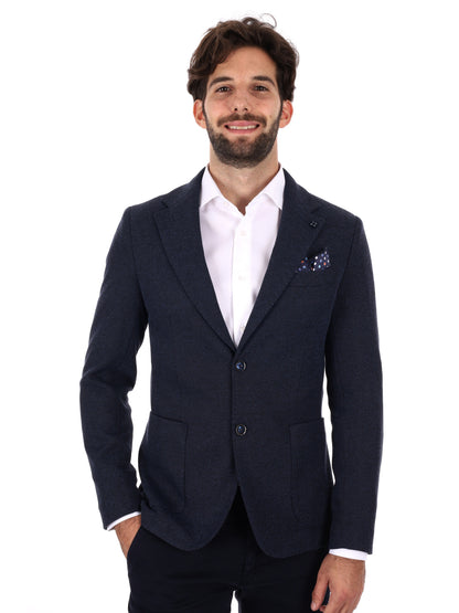 GIACCA MAGLIA FB DA UOMO BLU