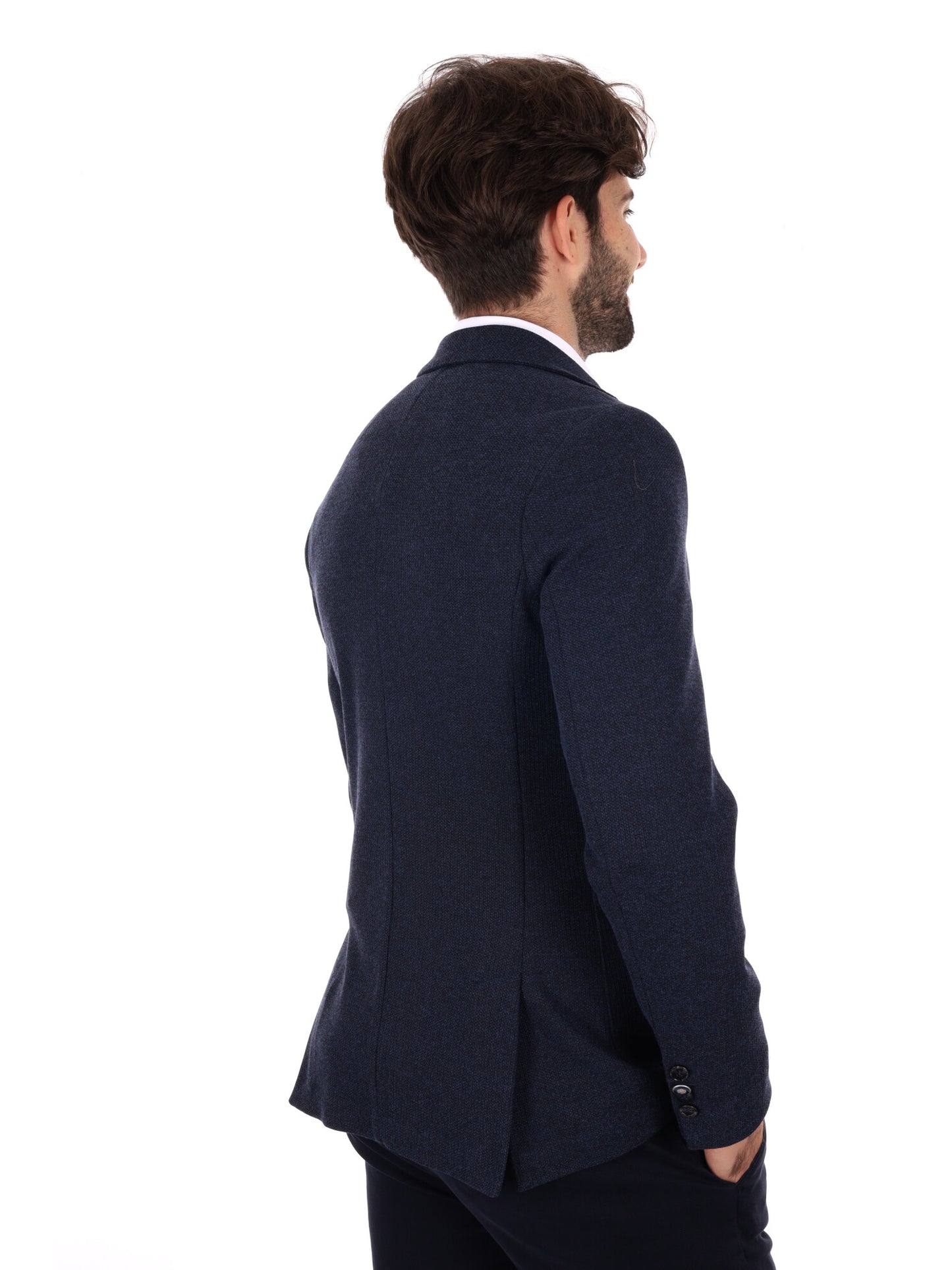 GIACCA MAGLIA FB DA UOMO BLU