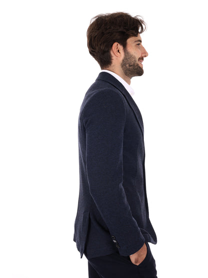 GIACCA MAGLIA FB DA UOMO BLU